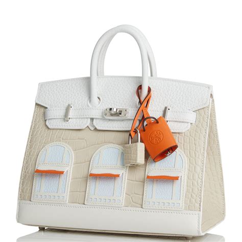 hermes birkin faubourg white|Hermes birkins sellier.